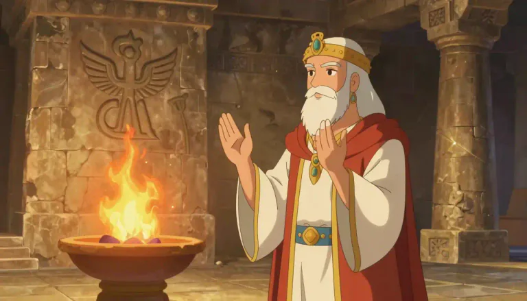 Visual representation of "zoroastrian" - A member of a religion called Zoroastrianism, which started in ancient Persia.