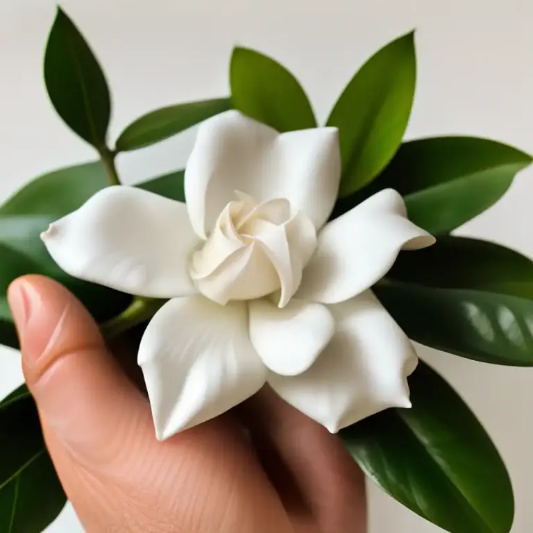 Visual representation of "gardenia" - The flower of the gardenia plant.