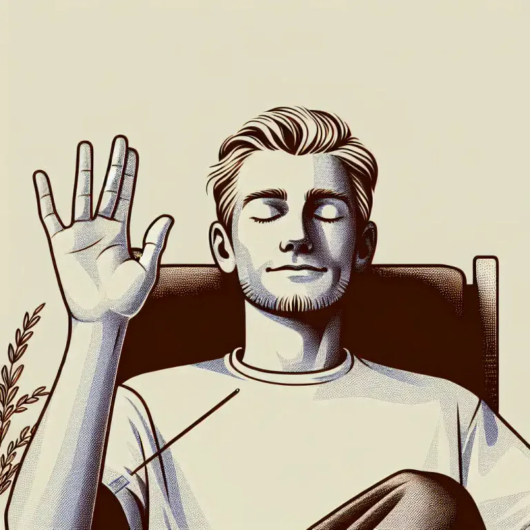 Visual representation of "languid" - Moving or speaking slowly with little energy, often in an attractive manner