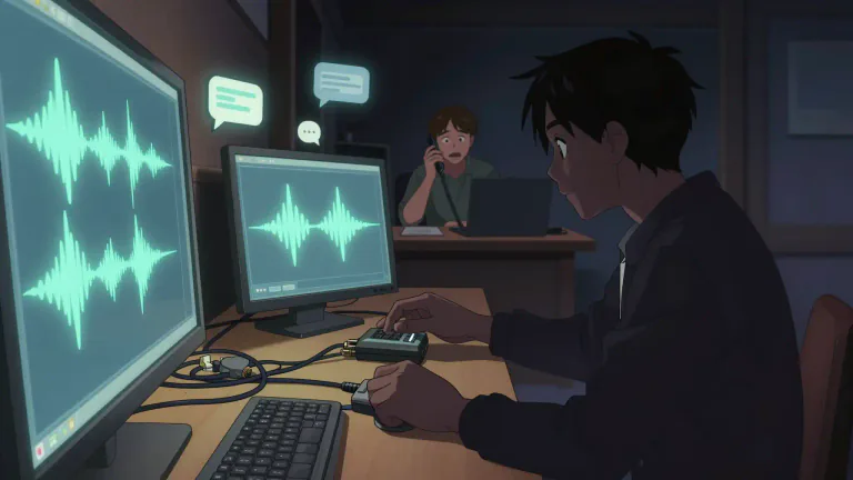 Visual representation of "wiretapping" - The activity of secretly listening to or recording someone's telephone or internet conversation for the purpose of getting information