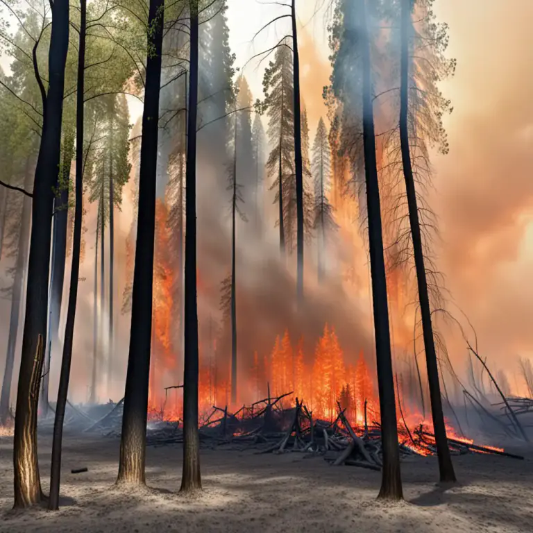 Visual representation of "burn up" - To burn something completely, turning it all into ash or smoke.