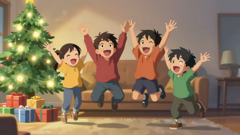 Visual representation of "delight" - A feeling of great pleasure.