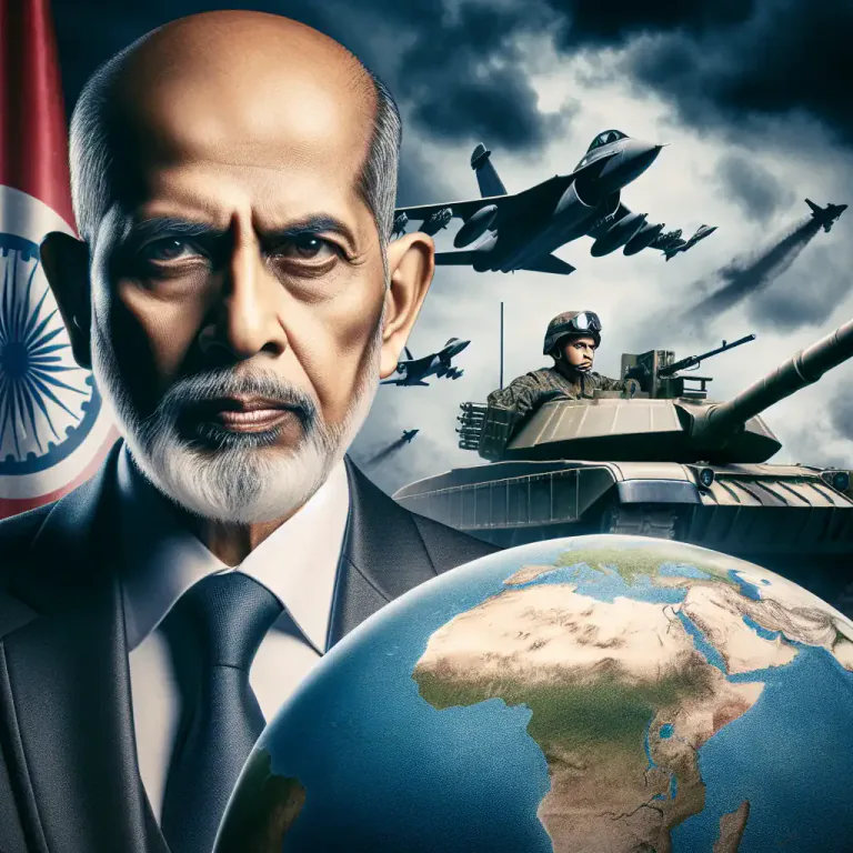 Visual representation of "militarism" - The tendency to resolve international disputes with strict military tactics and aggressive, war-like actions.