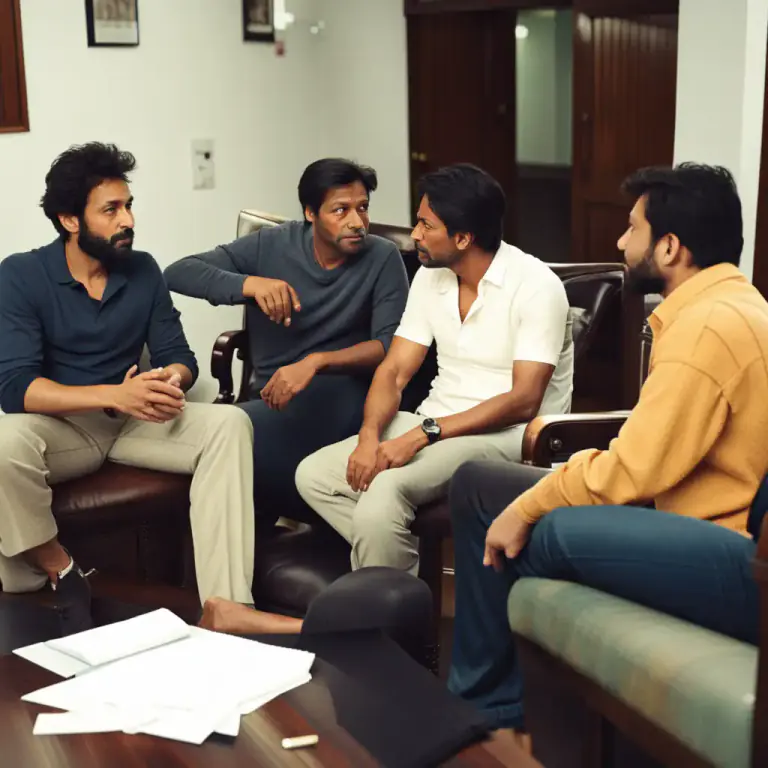 Visual representation of "above the line" - Refers to areas of a film's budget that cover costs associated with the 'talent', such as the director, producer and main actors.