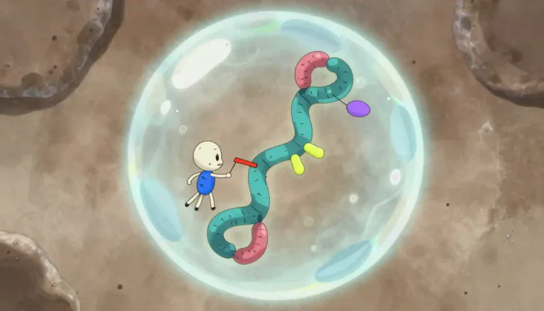 Visual representation of "posttranslational" - Relating to changes that happen to a protein after it has been formed from amino acids based on mRNA.