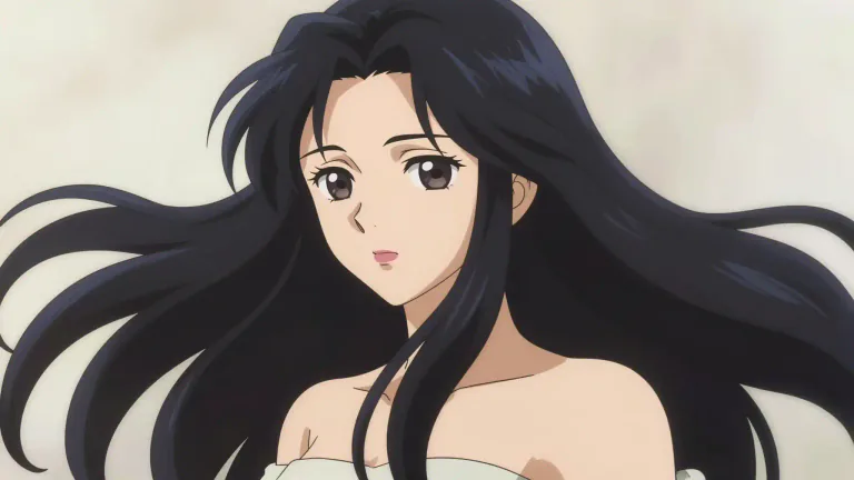 Visual representation of "raven" - Dark black color, usually referring to hair color