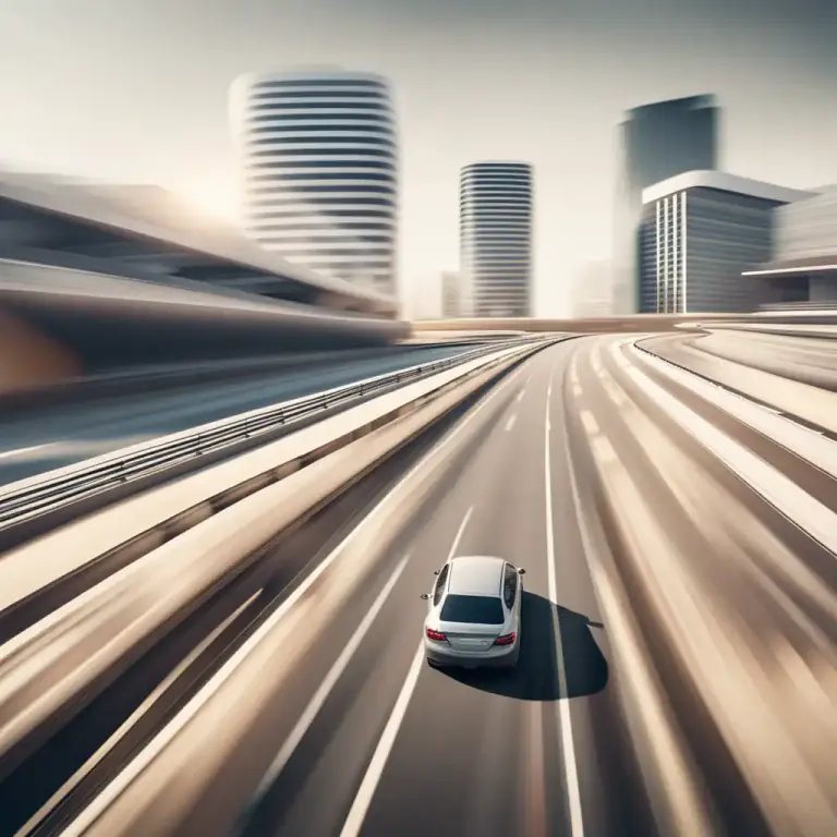 Visual representation of "speedway" - A high-speed highway or main road.