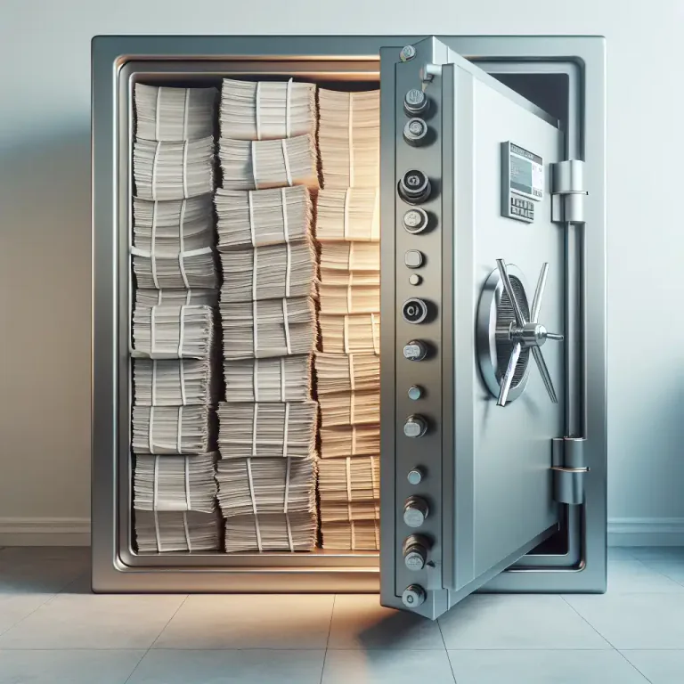 Visual representation of "keep" - To store something