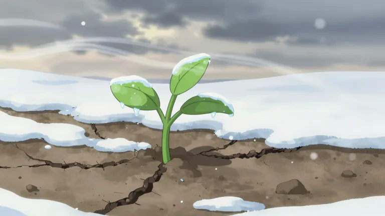 Visual representation of "hardiness" - The ability to endure difficult conditions or situations.