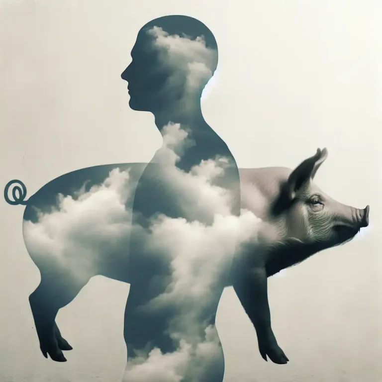 Visual representation of "chimera" - An organism containing a mixture of genetically different tissues, formed by processes such as fusion of early embryos, grafting, or mutation.