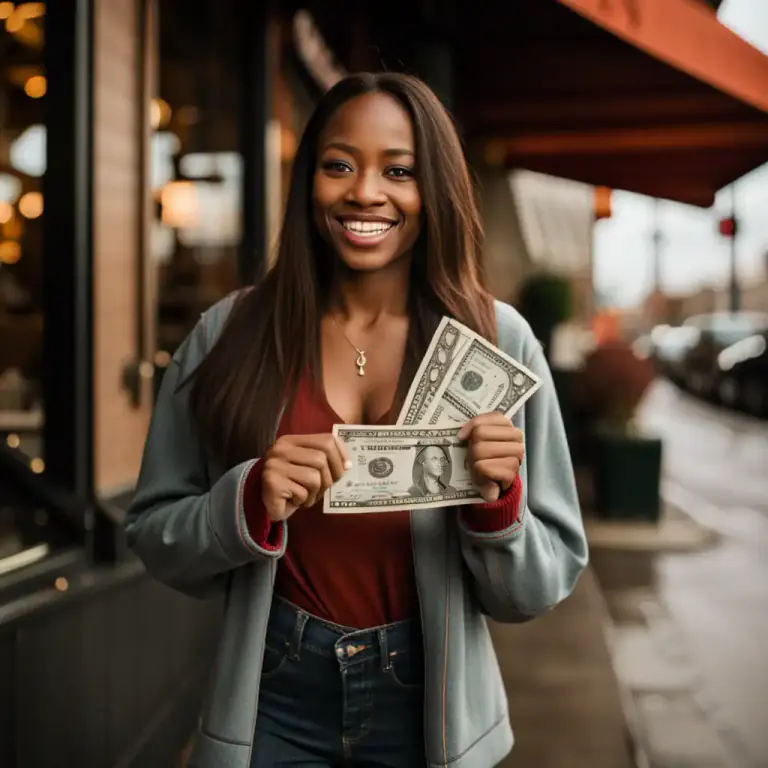 Visual representation of "tenner" - A 10-dollar bill in American or Australian currency.