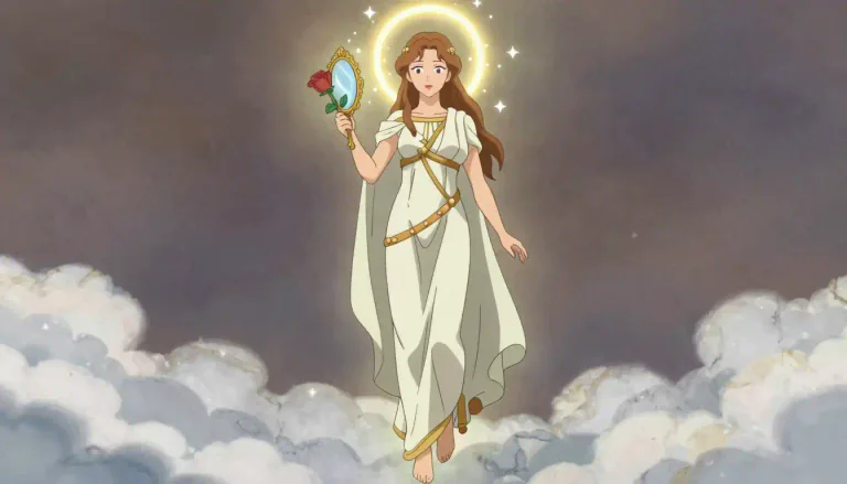 Visual representation of "deity" - A god or goddess in a religion or mythology