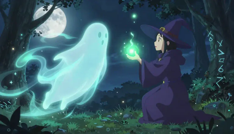 Visual representation of "supernatural" - Something not existing in the natural world, often related to magic or spirits.