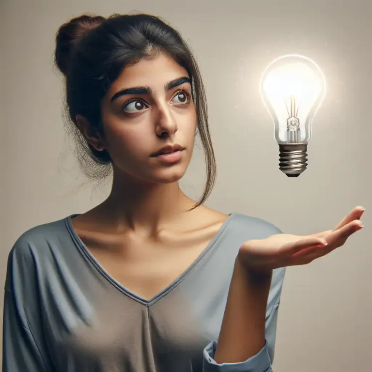 Visual representation of "what about…?" - Used to express an objection, reminder, or contradiction.