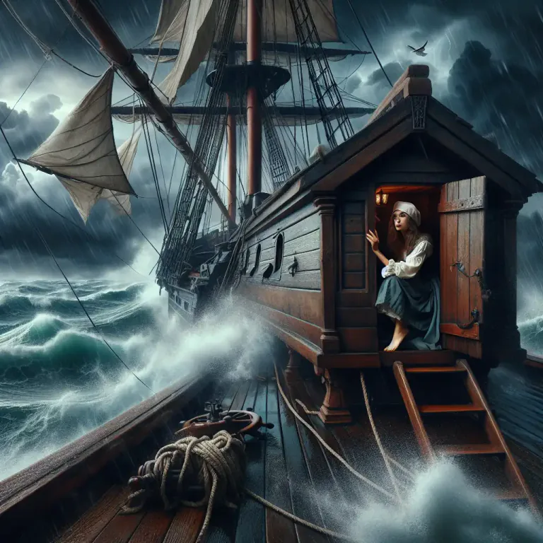 Visual representation of "roundhouse" - A structure built on a ship's deck, for sheltering people or equipment.