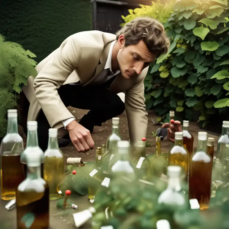Visual representation of "pass out" - To vomit, especially from drinking too much alcohol
