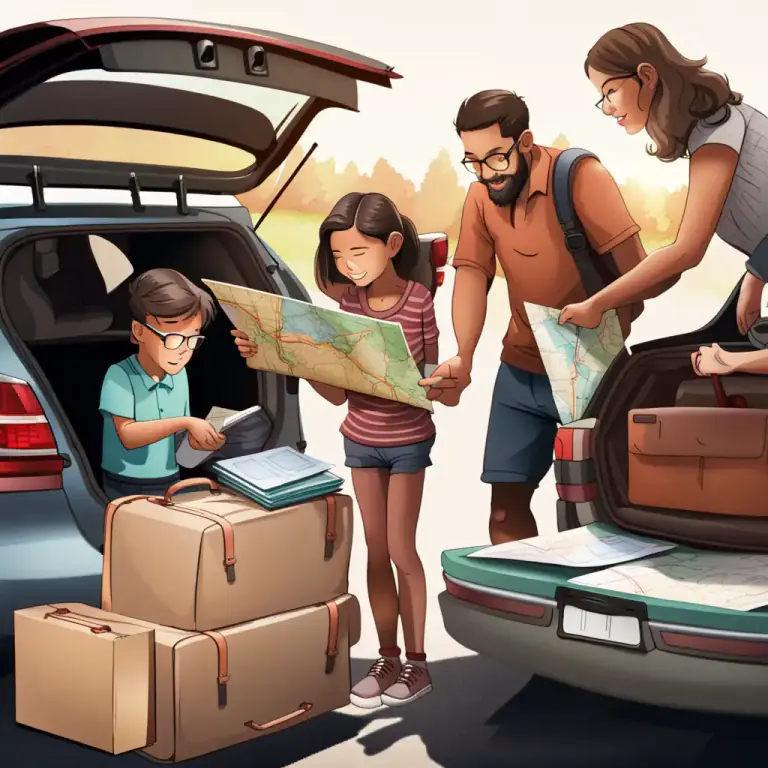 Visual representation of "get started" - to begin a journey or trip
