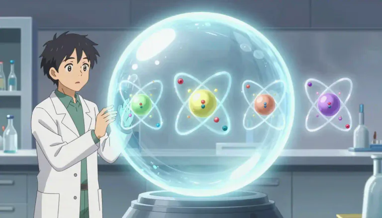 Visual representation of "isotopic" - Pertaining to the distinct elemental variants that differ only in mass due to varying neutron counts.