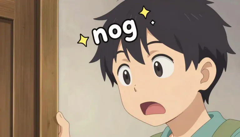 Visual representation of "nog" - An informal term for a head; often referred to as 'noggin'.