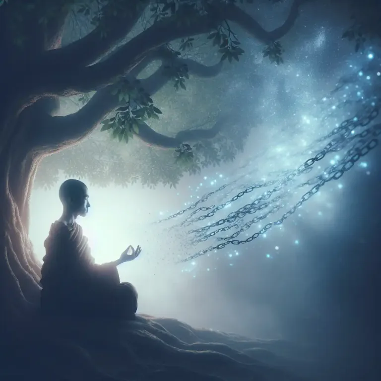 Visual representation of "dharma" - A principle or law of reality in Jainism, similar to the path of rightness in Buddhism.