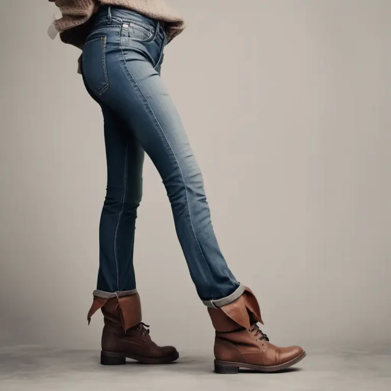 Visual representation of "cuff" - To fold or roll up the end of a sleeve or pant leg.