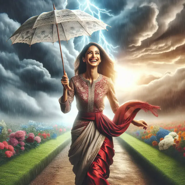Visual representation of "optimism" - A tendency to be hopeful and to emphasize or think of the good part in a situation rather than the bad