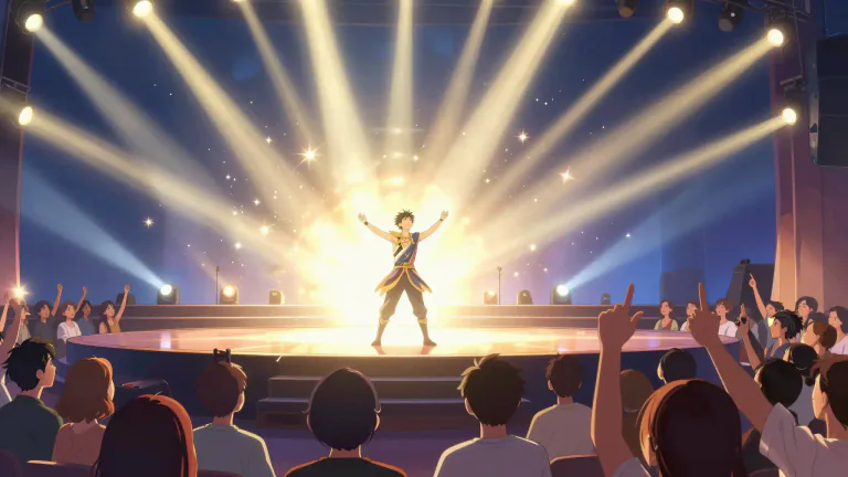 Visual representation of "dazzlingly" - In a way that impresses greatly