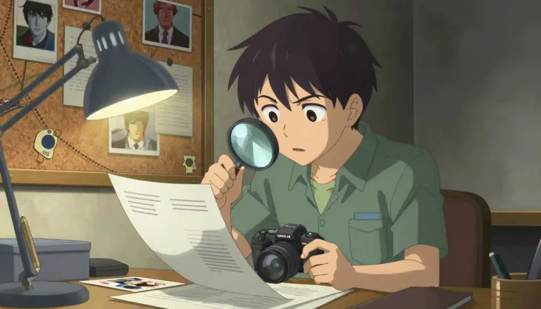 Visual representation of "investigative" - Related to searching for facts and things unknown