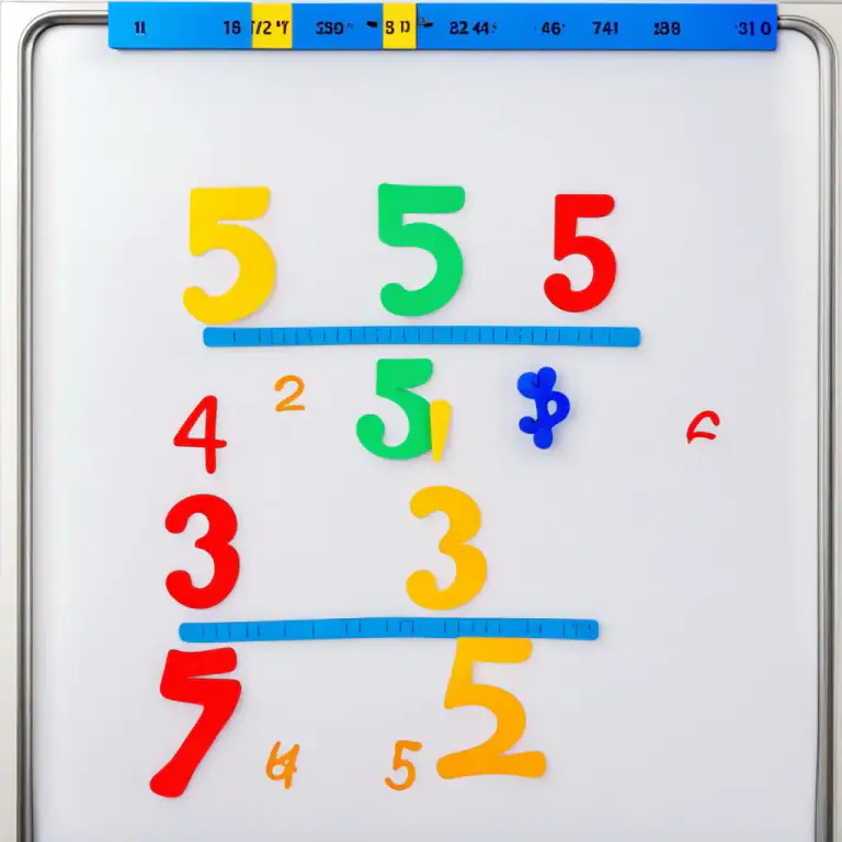 Visual representation of "rational" - A number that can be expressed as the quotient or fraction of two integers