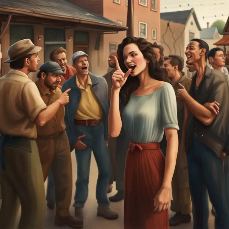Visual representation of "tramp" - A woman who involves herself with a lot of men