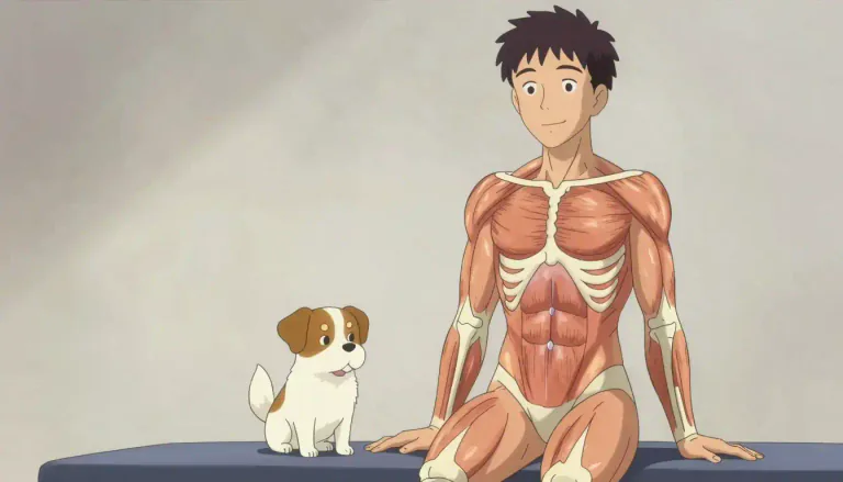 Visual representation of "bodily" - Connected with the human body or an animal's body