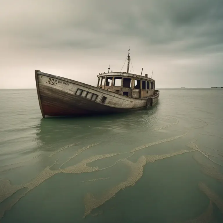 Visual representation of "waif" - An unclaimed or ownerless object, especially a piece of wreckage.