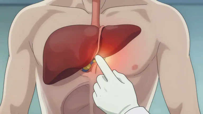 Visual representation of "cholecystitis" - Cholecystitis is the inflammation of the gallbladder, which is a small organ under the liver that stores bile.