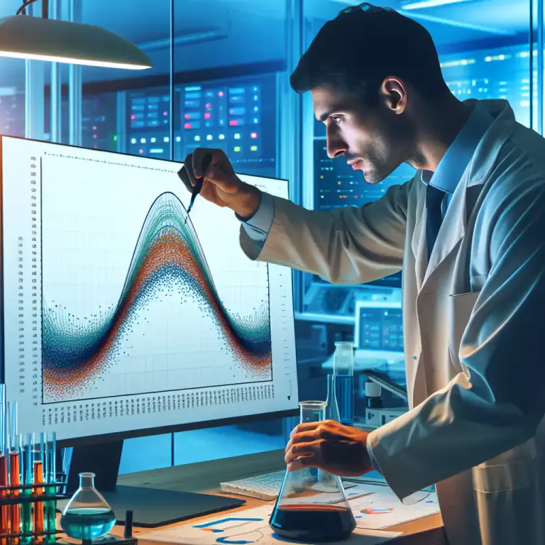 Visual representation of "zeta" - A measurement in statistics representing standard deviations