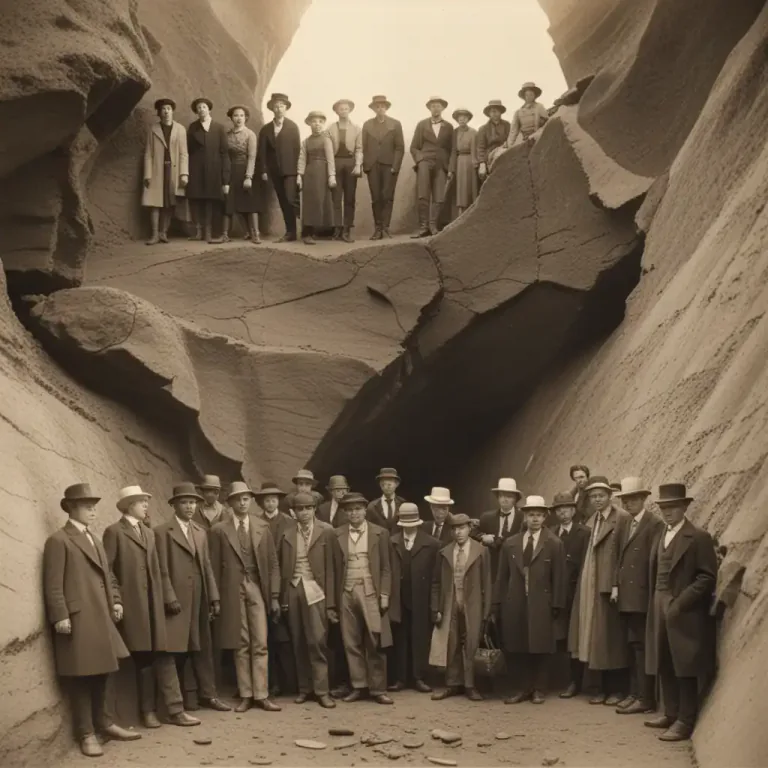 Visual representation of "chasm" - A big difference of opinion, interests or loyalty between people, making it hard for them to agree.