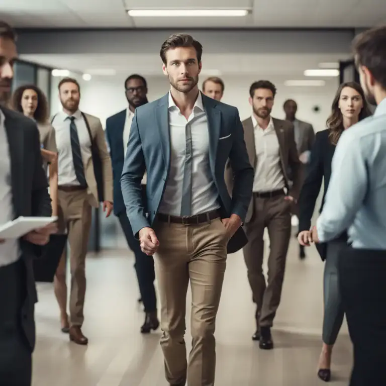 Visual representation of "behave/act as if you own the place" - To act very confidently and comfortably, as if you are in charge in a situation or place