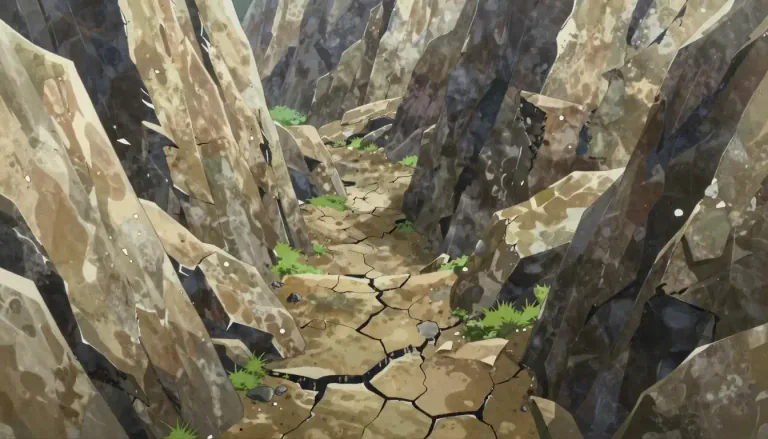 Visual representation of "rugged" - Having a rough or uneven surface