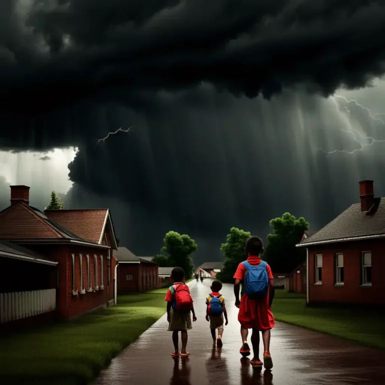 Visual representation of "impending" - About to occur or happen