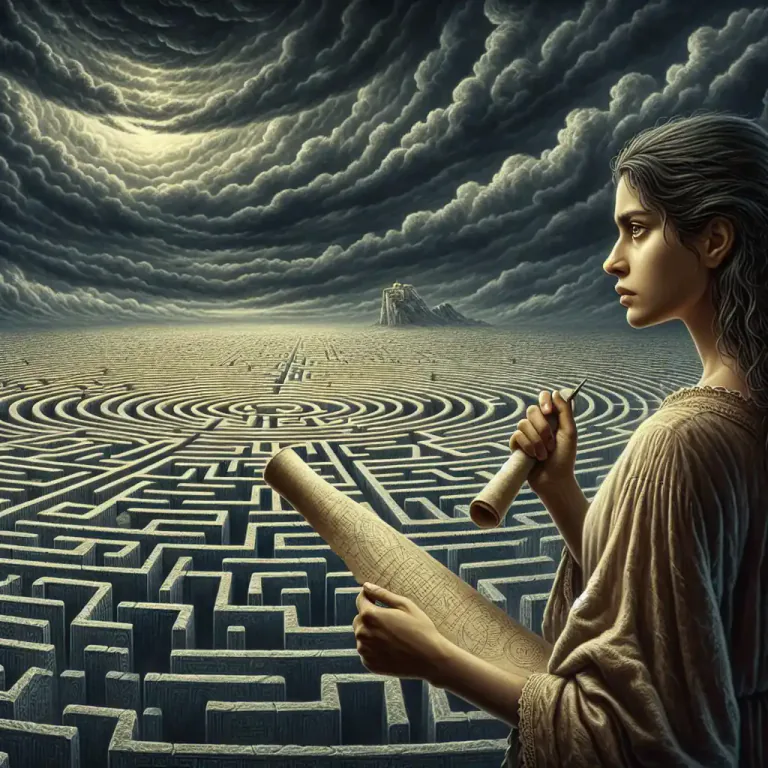 Visual representation of "incalculable" - Cannot be predicted or foreseen, due to complexity or unpredictability