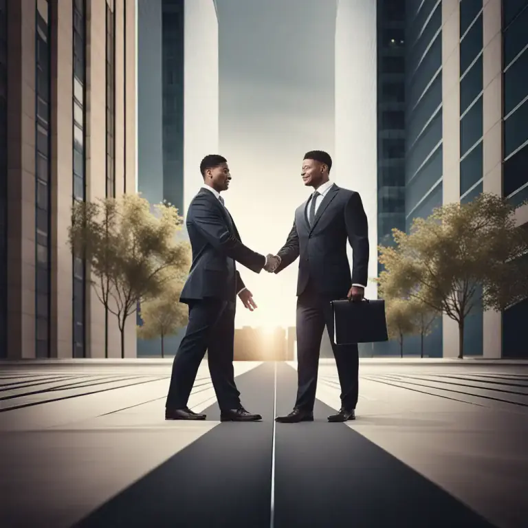 Visual representation of "go your own way" - To end a relationship or partnership