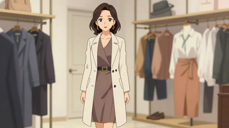 Visual representation of "sartorial" - Related to clothes, fashion or dressing style.