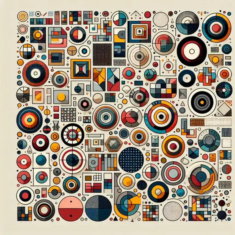 Visual representation of "variance" - The quality of being different or diverse