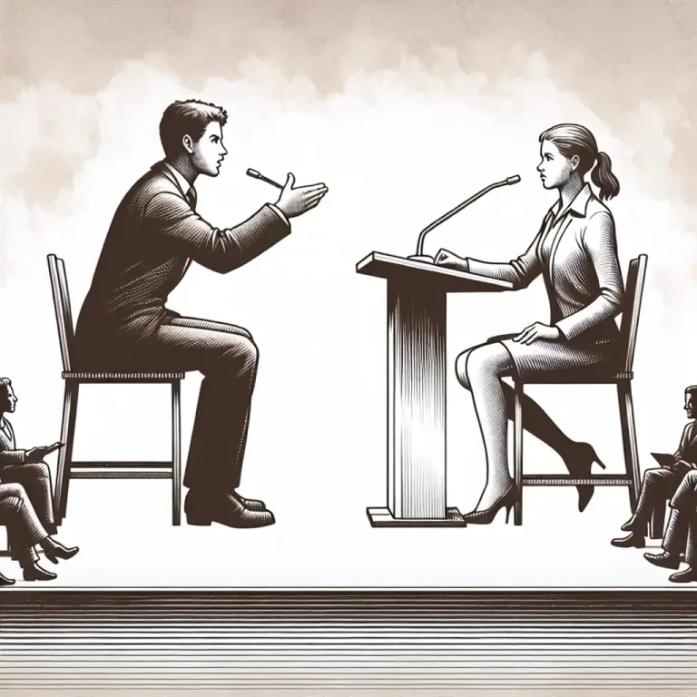 Visual representation of "confute" - To argue against a belief or statement