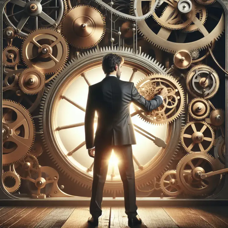 Visual representation of "mainspring" - The main or most important influence, factor, or reason for something.