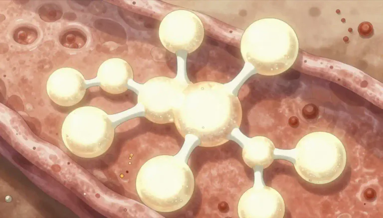 Visual representation of "polysaccharide" - A polysaccharide is a type of carbohydrate that consists of a number of sugar molecules bonded together. They can be found in plants and animals and serve both energy storage and structural roles.