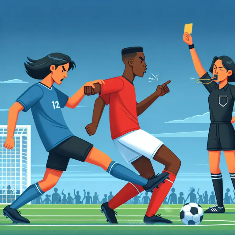 Visual representation of "interference" - In sports, an action that unfairly hinders an opponent