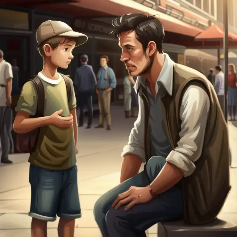 Visual representation of "uncle" - A term used to address an older man, often used as a respectful term of address by younger people.