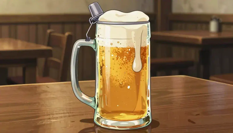 Visual representation of "stein" - A large mug normally used for beer