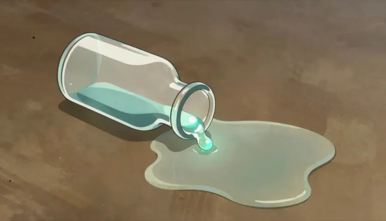 Visual representation of "residual" - Remaining after the greater part has gone or been taken away