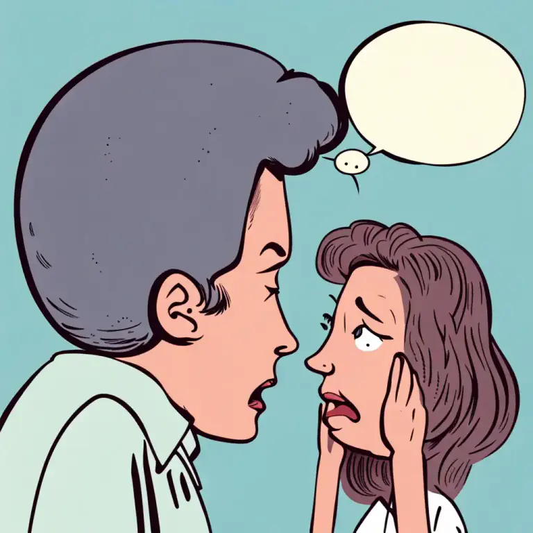 Visual representation of "be sick" - To feel disgust or strong dislike